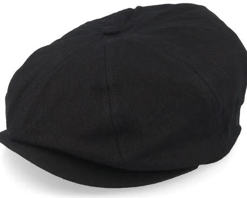 Fashion Brixton Kids Baby Brood Black Snap Cap -