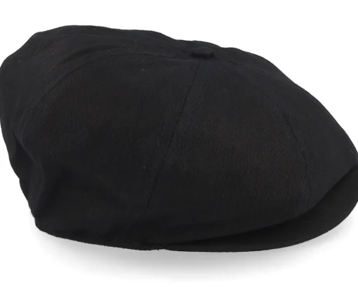 Fashion Brixton Kids Baby Brood Black Snap Cap -