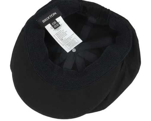 Fashion Brixton Kids Baby Brood Black Snap Cap -