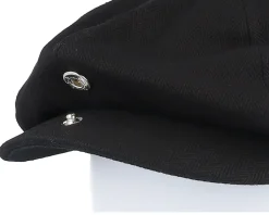 Fashion Brixton Kids Baby Brood Black Snap Cap -
