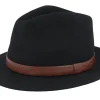 Discount Brixton Kids Baby Messer Black Fedora -