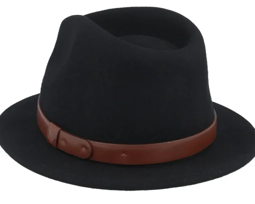 Discount Brixton Kids Baby Messer Black Fedora -
