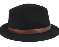 Discount Brixton Kids Baby Messer Black Fedora -