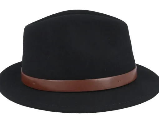 Discount Brixton Kids Baby Messer Black Fedora -