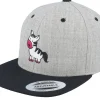 Snapback | Kids-Kiddo Cap Kids Baby Zembra Grey/Black Snapback -