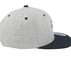 Snapback | Kids-Kiddo Cap Kids Baby Zembra Grey/Black Snapback -