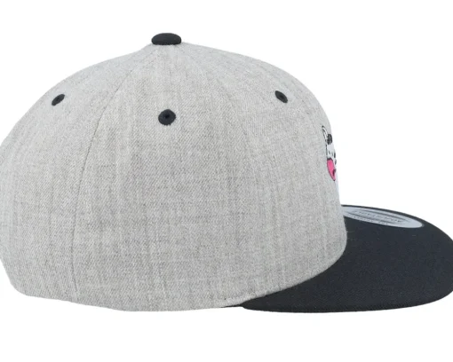 Snapback | Kids-Kiddo Cap Kids Baby Zembra Grey/Black Snapback -