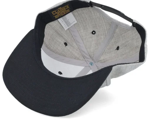 Snapback | Kids-Kiddo Cap Kids Baby Zembra Grey/Black Snapback -