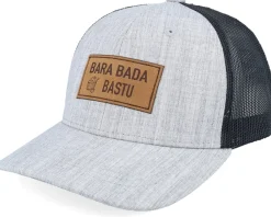 Trucker | Kids-Kiddo Cap Kids Bara Bada Bastu Engraved Heather Grey/Black Trucker -