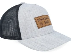 Trucker | Kids-Kiddo Cap Kids Bara Bada Bastu Engraved Heather Grey/Black Trucker -