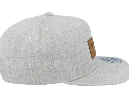Snapback-Kiddo Cap Kids Bara Bada Bastu Engraved Heather Grey Snapback -