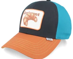 Kids-Djinns Kids Basic Cap Food Croissant Black Adjustable -