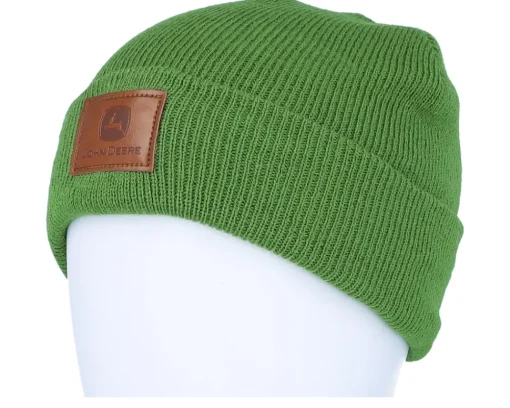 Fashion John Deere Kids Beanie Dark Green Cuff -