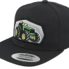 Snapback-Kiddo Cap Kids Big Tractor Grey Patch Black Snapback -