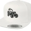 Kids-Kiddo Cap Kids Big Tractor White Snapback -