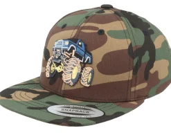 Best Kiddo Cap Kids Big Wheels Monster Truck Camo Snapback -