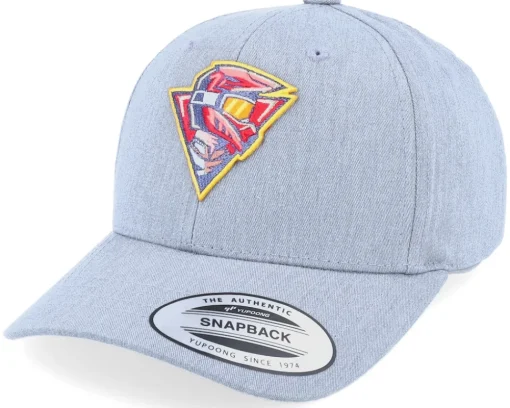 Adjustable | Kids-Kiddo Cap Kids Biker Logo Grey Adjustable -