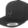 Snapback-Kiddo Cap Kids Horse Snapback - Black