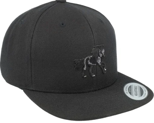 Snapback-Kiddo Cap Kids Horse Snapback - Black