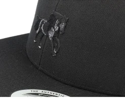 Snapback-Kiddo Cap Kids Horse Snapback - Black