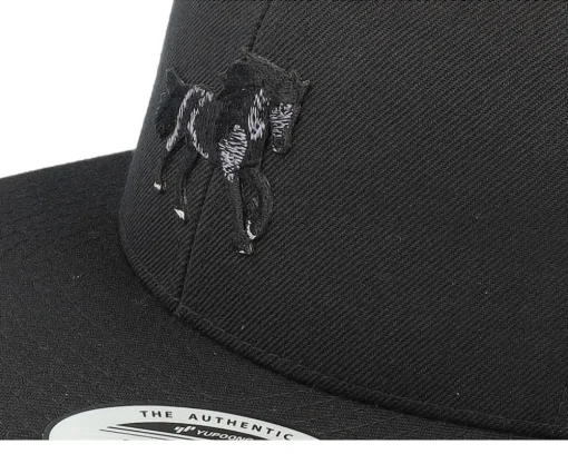 Snapback-Kiddo Cap Kids Horse Snapback - Black