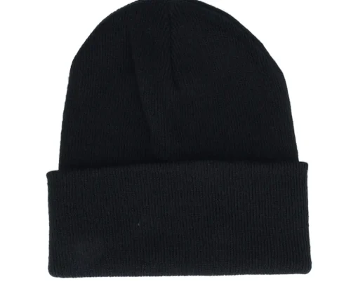 Cuff Beanies-Beechfield Kids Junior Cuff - Black