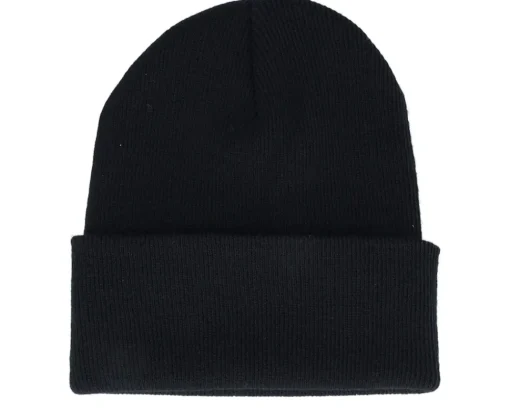 Cuff Beanies-Beechfield Kids Junior Cuff - Black