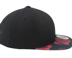Blanks-Yupoong Kids /Rose Snapback - Black