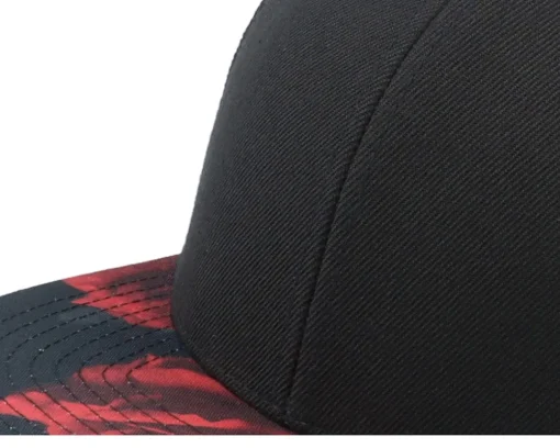Blanks-Yupoong Kids /Rose Snapback - Black