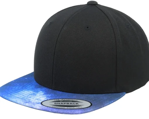 Blanks-Yupoong Kids /Rose Snapback - Black