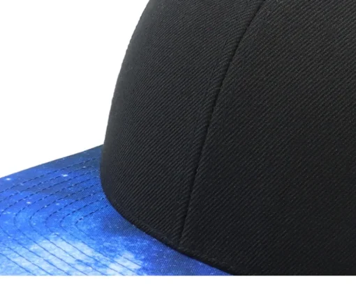 Snapback | Kids-Yupoong Kids /Space Snapback - Black