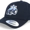 Fashion Kiddo Cap Kids Blue Tractor Black Adjustable -