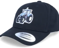 Fashion Kiddo Cap Kids Blue Tractor Black Adjustable -