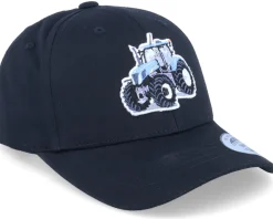 Fashion Kiddo Cap Kids Blue Tractor Black Adjustable -