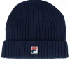 Cuff Beanies-Fila Kids Bokaro Warm Beanie With F-box Black Iris Cuff -