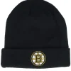 Cuff Beanies-Outerstuff Kids Boston Bruins Knit Beanie Cuff - Black