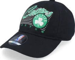 Clearance Outerstuff Kids Boston Celtics Retro Wooly Black Dad Cap -