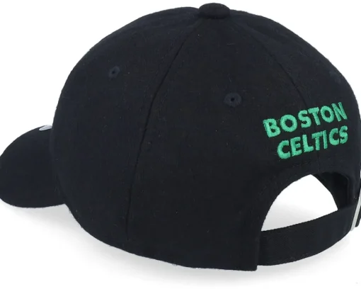 Clearance Outerstuff Kids Boston Celtics Retro Wooly Black Dad Cap -
