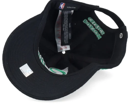 Clearance Outerstuff Kids Boston Celtics Retro Wooly Black Dad Cap -