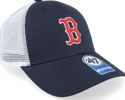 Best 47 Brand Kids Boston Red Sox Branson Mvp Navy/White Trucker -