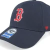 Kids-47 Brand Kids Boston Red Sox Raised Basic Mvp Navy Adjustable -
