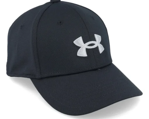 Sale Under Armour Kids Boy's Blitzing Black Flexfit -