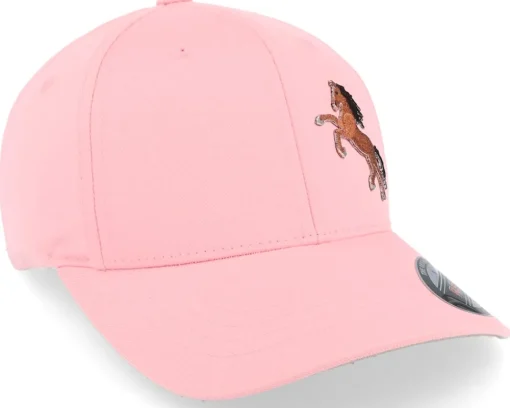 Flexfit-Kiddo Cap Kids Brown Horse Flexfit - Pink