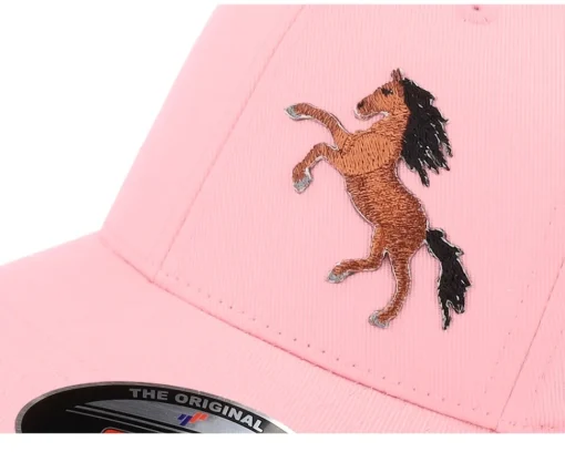 Flexfit-Kiddo Cap Kids Brown Horse Flexfit - Pink