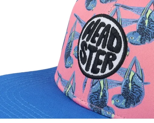 Snapback-Headster Kids Bud The Budgie Peaches Snapback - Pink