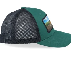 Kids-Kiddo Cap Kids Bulldozer Patch /Black Trucker - Green