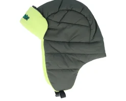 Fashion Headster Kids Cabin Winter Hat Bright Green Trapper -