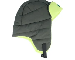 Fashion Headster Kids Cabin Winter Hat Bright Green Trapper -