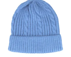 Cuff Beanies | Knitted Beanies-Headster Kids Cable Car Salty Blue Cuff -