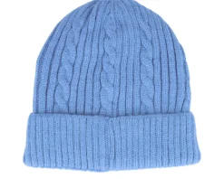 Cuff Beanies | Knitted Beanies-Headster Kids Cable Car Salty Blue Cuff -